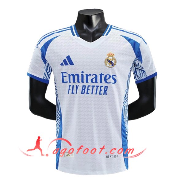 Training T-Shirts Real Madrid Blanc/Bleu 2025/2026