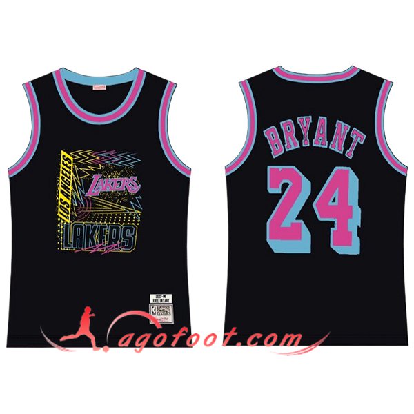 Maillot Los Angeles Lakers (BRYANT #24) 2025/26 Noir/Rose
