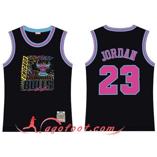 Maillot Chicago Bulls (JORDAN #23) 2025/26 Noir/Rose