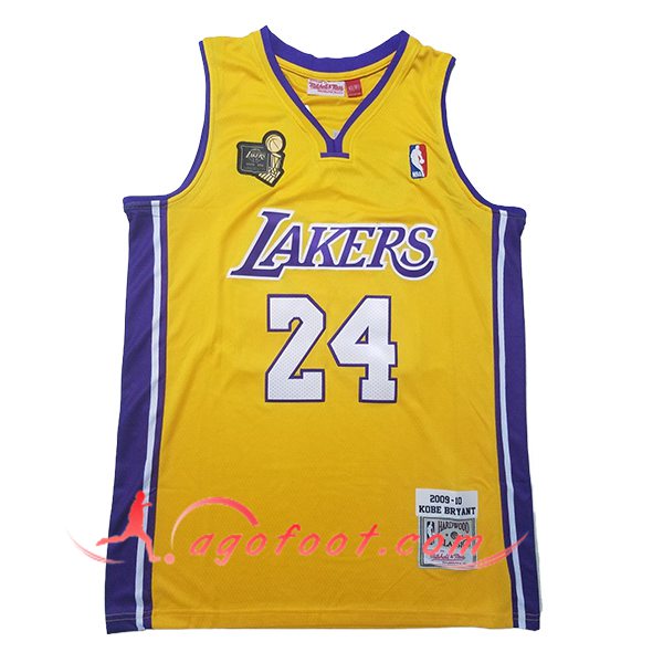 Maillot Los Angeles Lakers (BRYANT #24) 2025/26 Jaune/Pourpre
