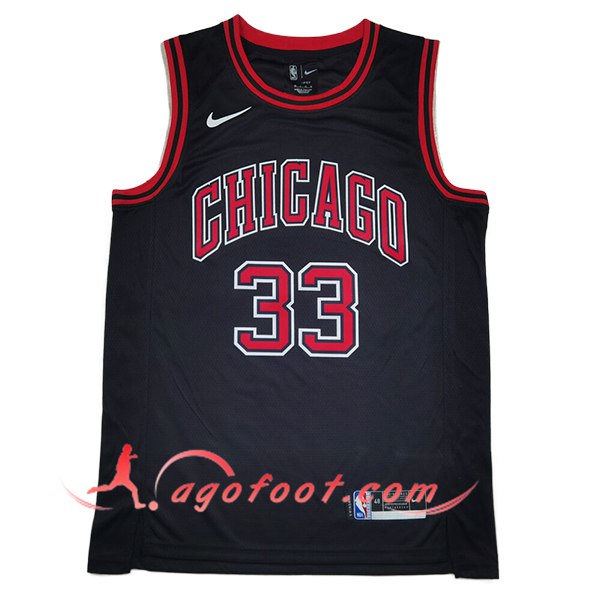 Maillot Chicago Bulls (PIPPEN #33) 2025/26 Noir/Rouge