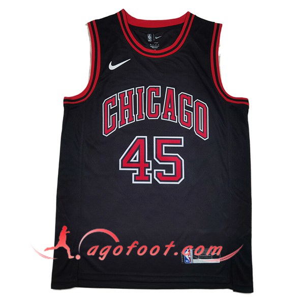 Maillot Chicago Bulls (JORDAN #45) 2025/26 Noir/Rouge