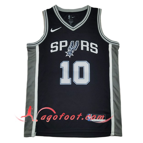 Maillot San Antonio Spurs (SOCHAN #10) 2025/26 Noir/Gris/Blanc