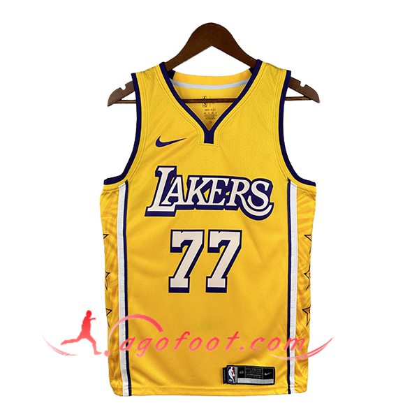 Maillot Los Angeles Lakers (DONCIC #77) 2025/26 Jaune