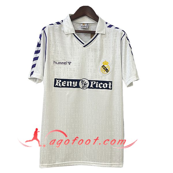 Maillot de Foot Real Madrid Retro Domicile 1989/1990