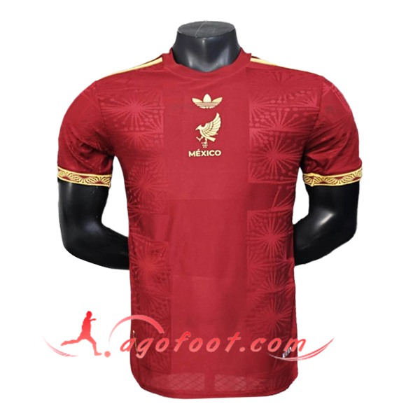 Maillot Equipe Foot Mexique Gold Cup Edition Rouge 2025/2026