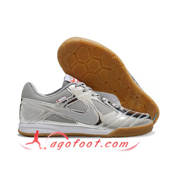 Nike Chaussures de Foot Supreme x Nike SB Gato Gris