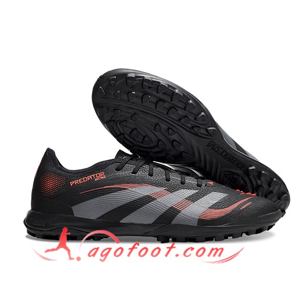 Adidas Chaussures de Foot PREDATOR 25 ELITE TF BOOTS Noir/Blanc/Rouge