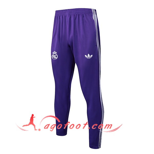 Pantalon Foot Real Madrid Pourpre/Blanc 2025/2026