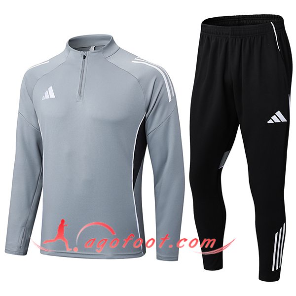 Ensemble Survetement de Foot Adidas Gris 2025/2026