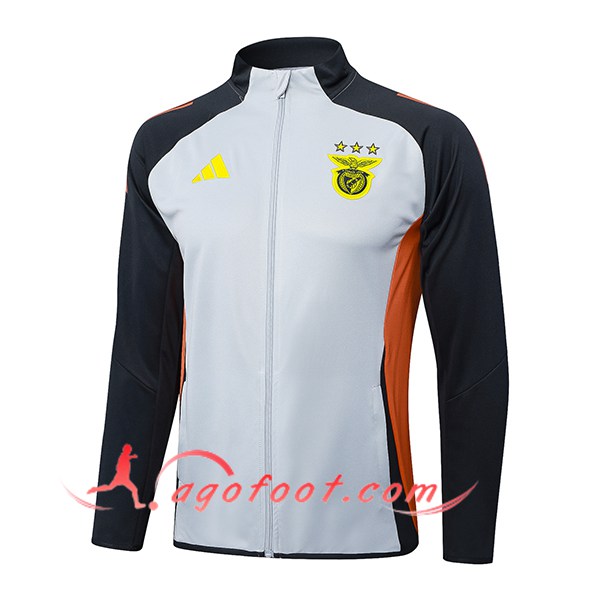 Veste Foot Benfica Gris/Noir/Orange 2025/2026