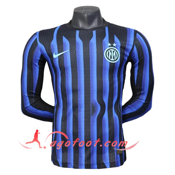 Maillot de Foot Inter Milan Domicile Manches Longues 2025/2026