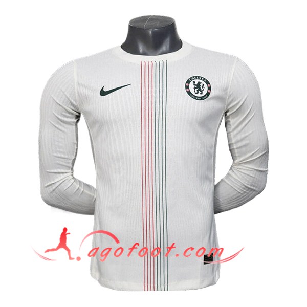 Maillot de Foot Chelsea Exterieur Manches Longues 2025/2026
