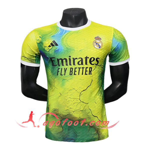 Maillot de Foot Real Madrid Special Edition Vert/Jaune 2025/2026