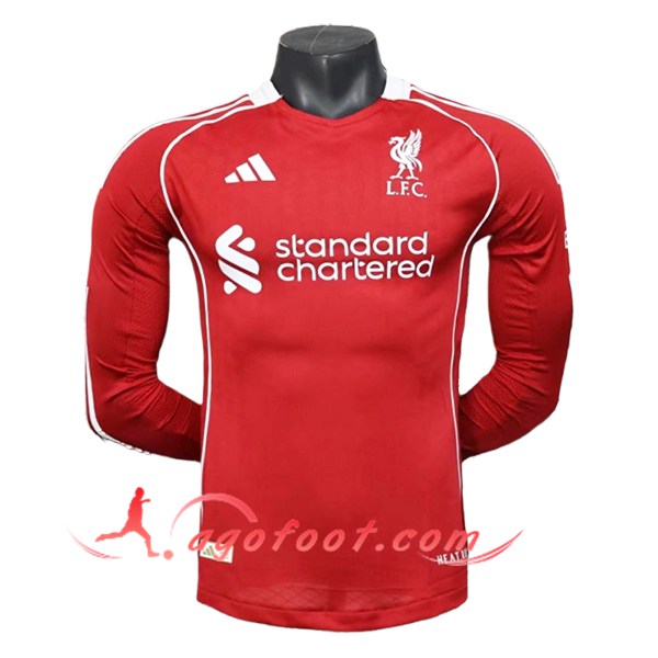 Maillot de Foot FC Liverpool Domicile Manches Longues 2025/2026
