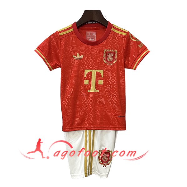 Nouveau Maillot de Foot Bayern Munich Enfant 125th Anniversary 2025/2026