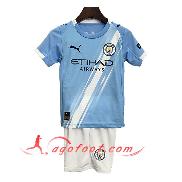 Maillot de Foot Manchester City Enfant Domicile 2025/2026