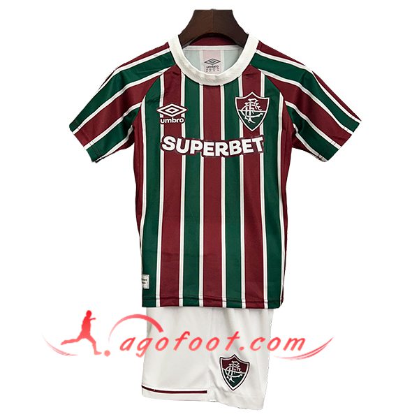 Nouveau Maillot de Foot Fluminense Enfant Domicile 2025/2026