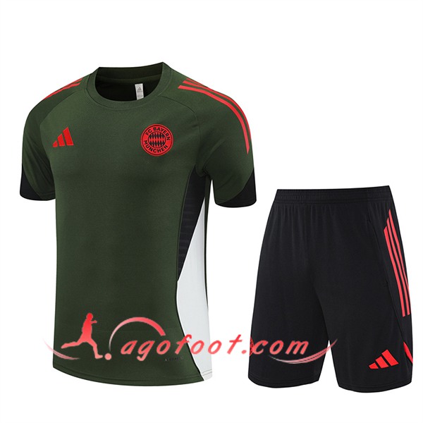 Ensemble Training T-Shirts Bayern Munich Vert 2025/2026
