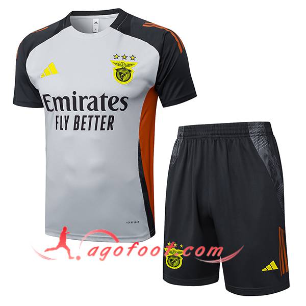 Ensemble T-Shirts S.L.Benfica Gris/Noir/Orange 2025/2026