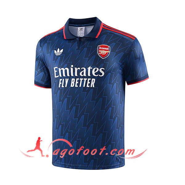 Polo Foot Arsenal Bleu 2025/2026