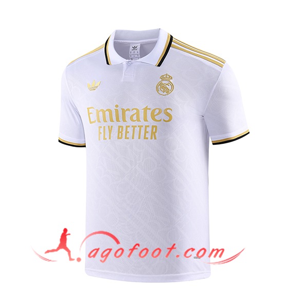 Polo Foot Real Madrid Blanc 2025/2026 -02