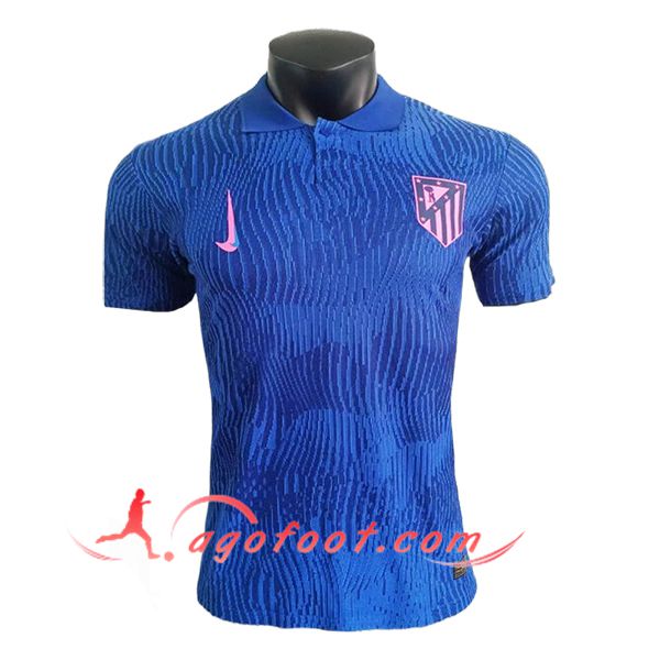 Polo Foot Atletico Madrid Bleu 2025/2026