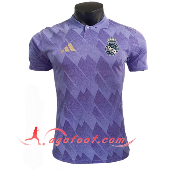 Polo Foot Real Madrid Pourpre 2025/2026 -02