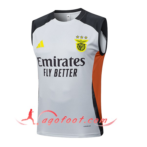 Training Debardeur S.L.Benfica Gris/Noir/Orange 2025/2026