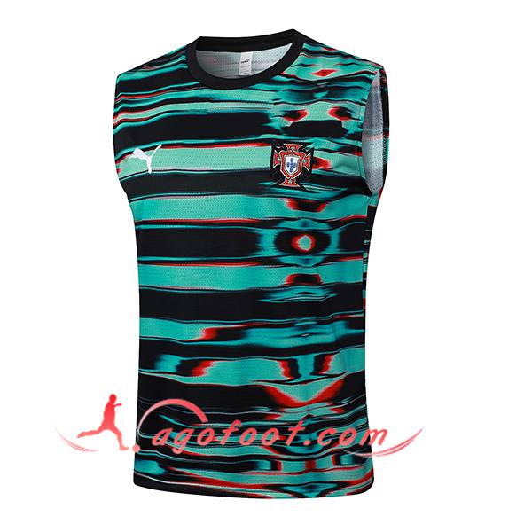 Training Debardeur Portugal Noir/Vert 2025/2026