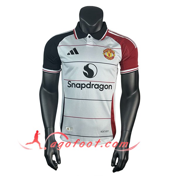 Training T-Shirts Manchester United Blanc/Noir/Rouge 2025/2026
