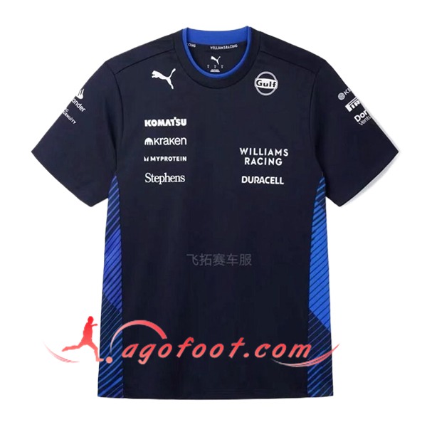 T-Shirt RedBull Racing F1 Team Noir/Bleu 2025