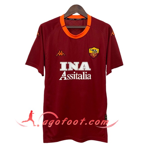 Maillot de Foot AS Rome Retro Domicile 2000/2001