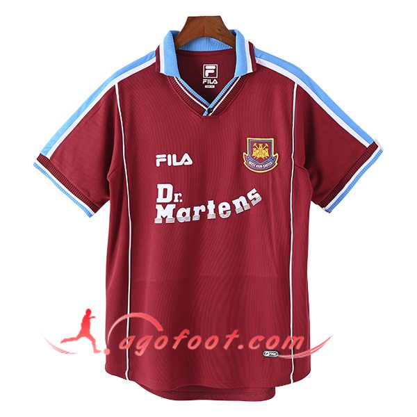 Maillot de Foot West Ham Retro Domicile 1999/2001