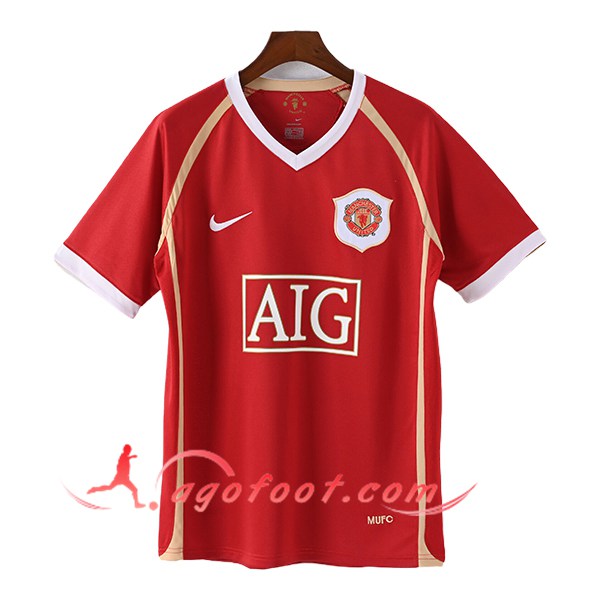 Maillot de Foot Manchester United Retro Domicile 2006/2007