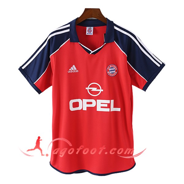 Maillot de Foot Bayern Munich Retro Domicile 2000/2001