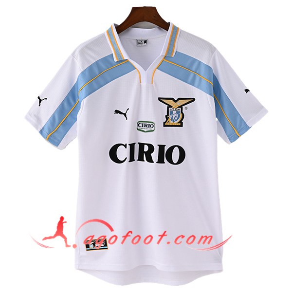 Maillot de Foot SS Lazio Retro 100th Anniversary Edition Blanc