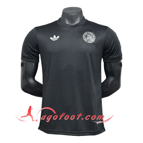 Nouveau Maillot Equipe Foot Allemagne 125th Anniversary Noir 2025/2026