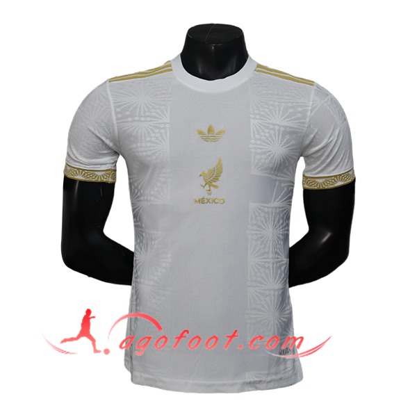 Maillot Equipe Foot Mexique Gold Cup Edition Blanc 2025/2026