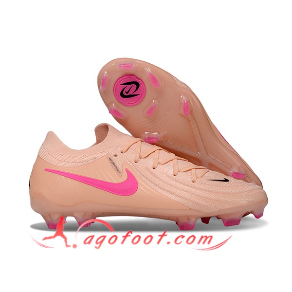 Nike Chaussures de Foot Phantom Luna Elite NU FG Rose -02
