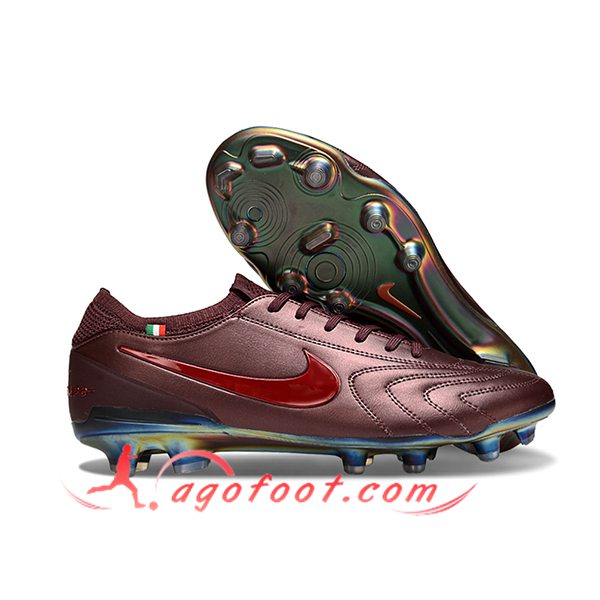 Nike Chaussures de Foot Tiempo Legend X Elite LUXE FG Rouge
