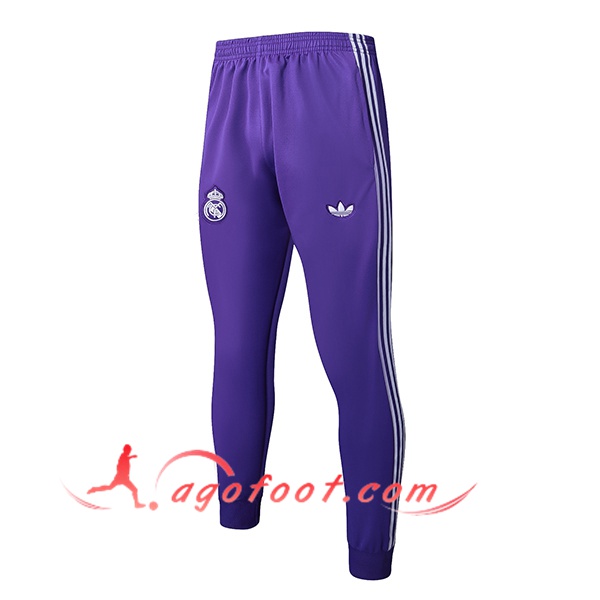 Pantalon Foot Real Madrid Pourpre/Blanc 2025/2026