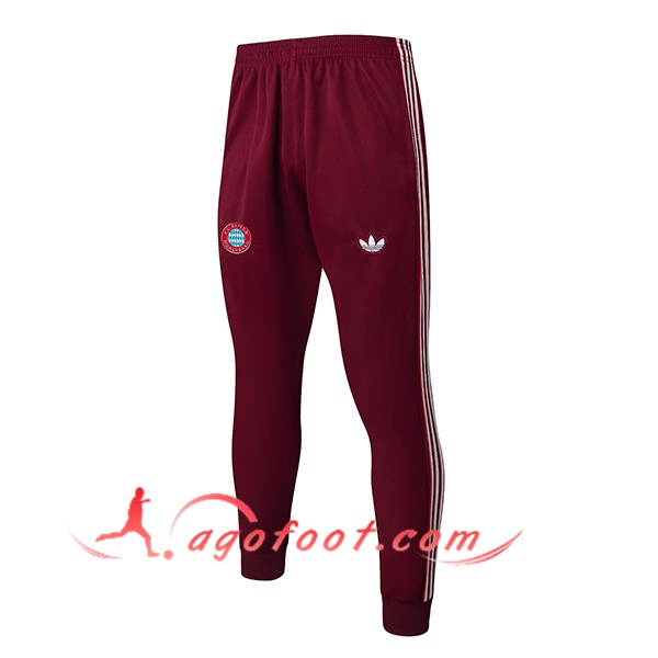 Pantalon Foot Bayern Munich Rouge/Blanc 2025/2026