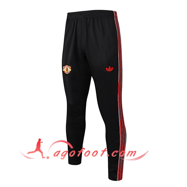 Pantalon Foot Manchester United Noir/Rouge 2025/2026