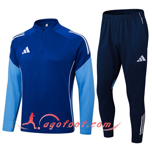 Ensemble Survetement de Foot Adidas Bleu 2025/2026