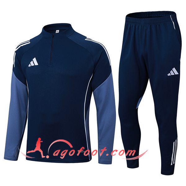 Ensemble Survetement de Foot Adidas Bleu Royal 2025/2026