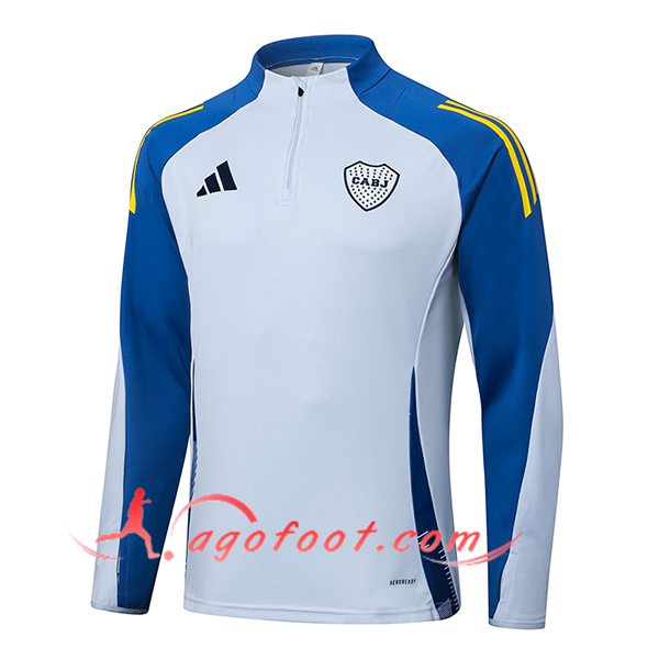 Sweatshirt Training Boca Juniors Gris/Bleu/Jaune 2025/2026