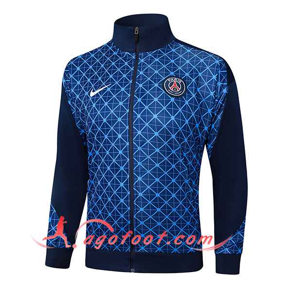 Veste Foot PSG Bleu Royal 2025/2026
