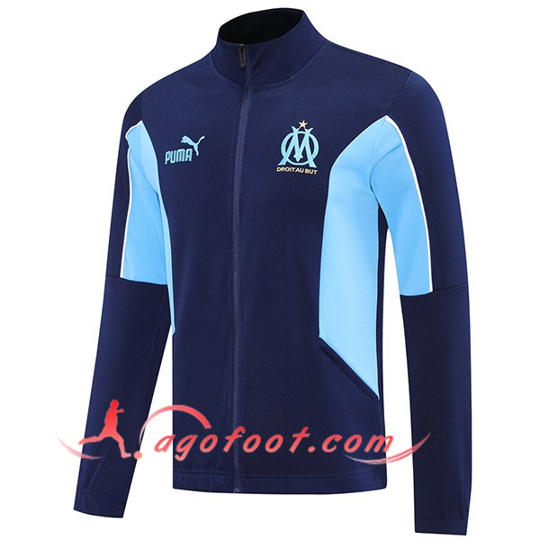 Veste Foot Marseille Bleu Royal 2025/2026