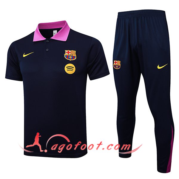 Ensemble Polo Foot FC Barcelone Bleu Marine 2025/2026